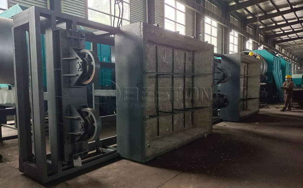 BST-30型號(hào)馬來(lái)西亞木材廠廢木料炭化設(shè)備第6張