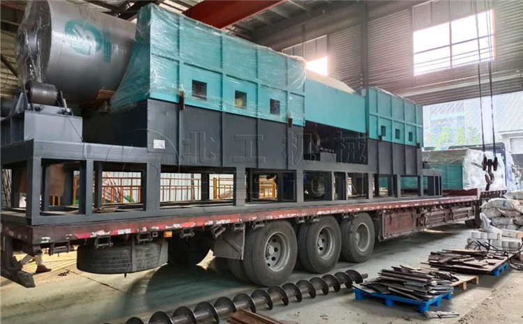 BST-50型號連續式炭化爐發往伊朗